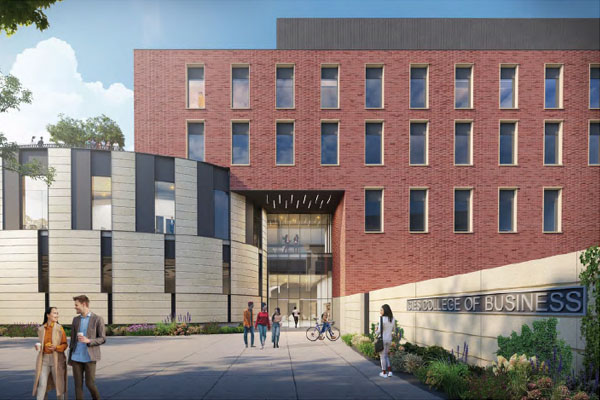 Wymer Hall Rendering at Gies College of Business Wymer Hall Rendering at Gies College of Business